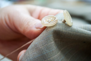 African Water Buffalo Horn Buttons